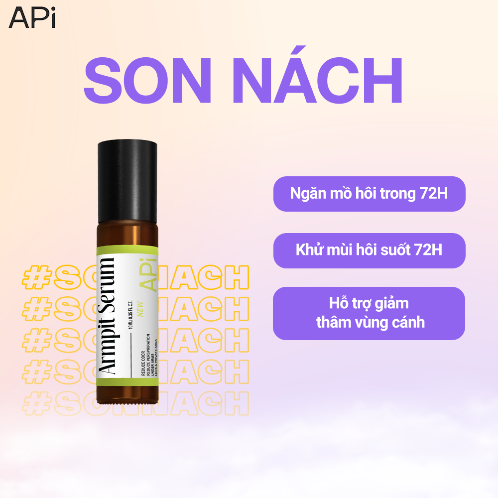 Son Nách API Basic - Khử Mùi Tức Thì Trong 72 Giờ